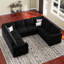 Divan-lit modulaire convertible en U Seybert-101957262