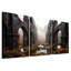 «Stone Aqueduct Ruins in Autumn Mist», ensemble de 3 toiles-131365236