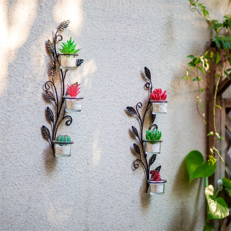 2 Piece Metal Wall Bath Sconce Set