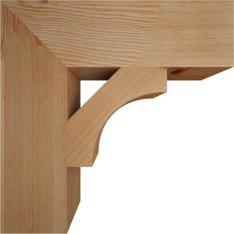 Support Westlake Block, Cèdre rouge de l'Ouest (lisse), H 14 po x l 3,5 po x P 14 po