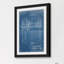 « treuil 1921 blueprint » par steve king, reproduction d’art encadrée-56700772