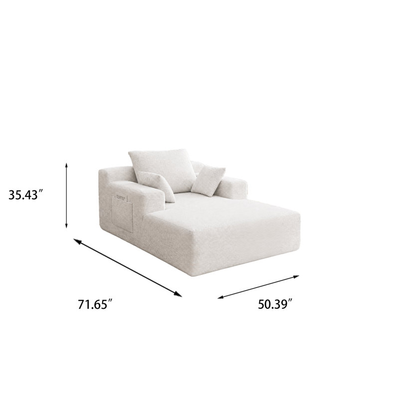 Canapé 71,65 po Corduroy