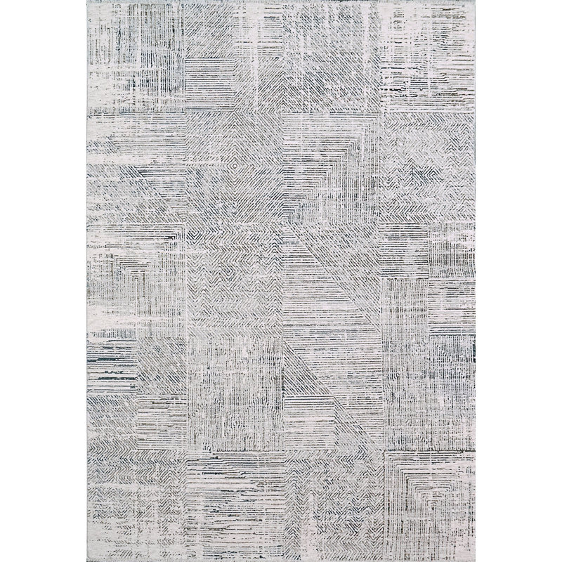 Geometric Indoor Rug, Rectangle 7'10" x 10'10"