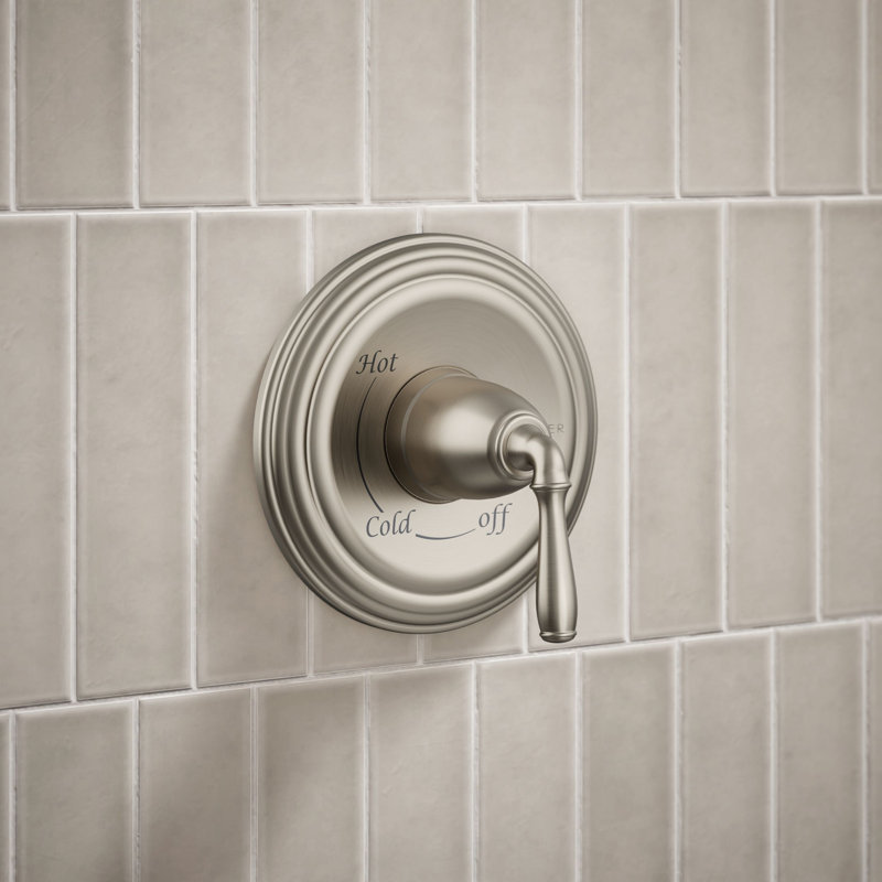 Devonshire Rite-Temp 1.75 Gpm Shower Fucet, Vibrant Brushed Nickel