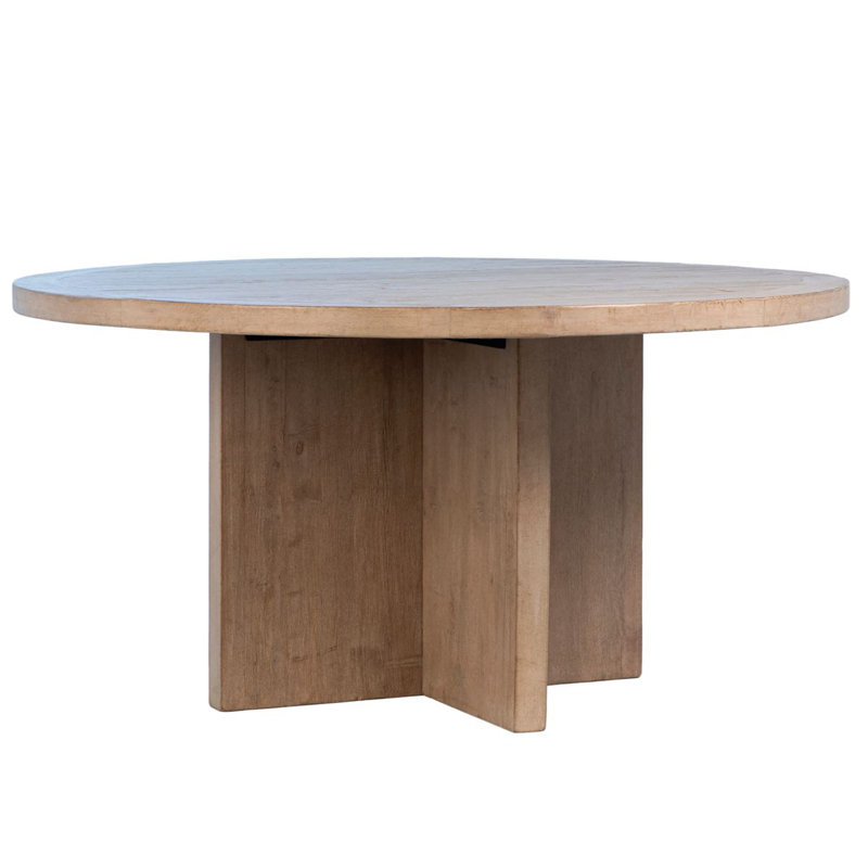 Table de salle à manger Harley, Brun, H 30 po x l 60 po x L 60 po