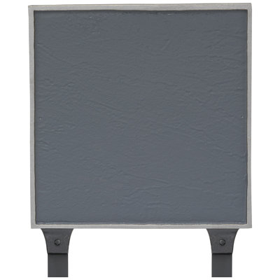Classic Square Grande One Line Address Sign Plaque with Lawn Stakes