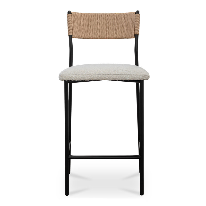 Foley Upholstered Bar Stool with Metal Frame