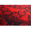 Tapis de bois one-of-kind-noué la 2010 esari noir/crème/rouge foncé 4 pi 11 po x 6 pi. zone en laine 5 po Alarick