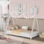 Lit plateforme simple avec structure triangulaire-430538775
