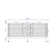 Meuble-lavabo double l 60 po Sarin