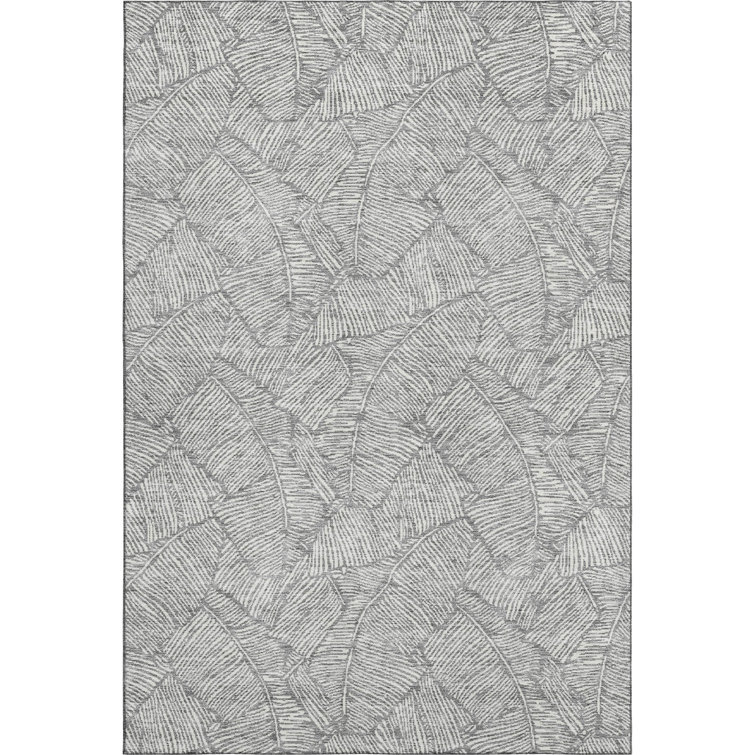 Premium Machine Washable Prisco Gray Rug