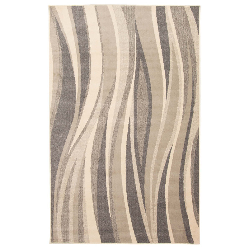 Mirage Grey Rug, Rectangle 5' x 8'