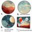 «Coral Hot Air Ballons Take Flight II», reproduction sur toile-751531979-751531978