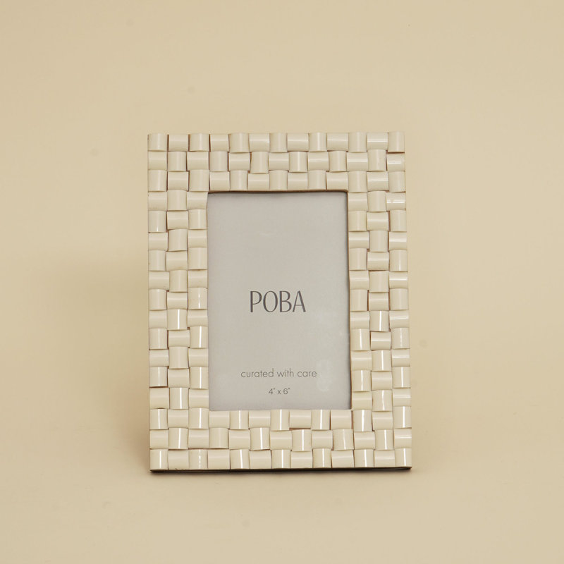 Resin Photo Fram Ivory, 21.5cm x 16.5cm