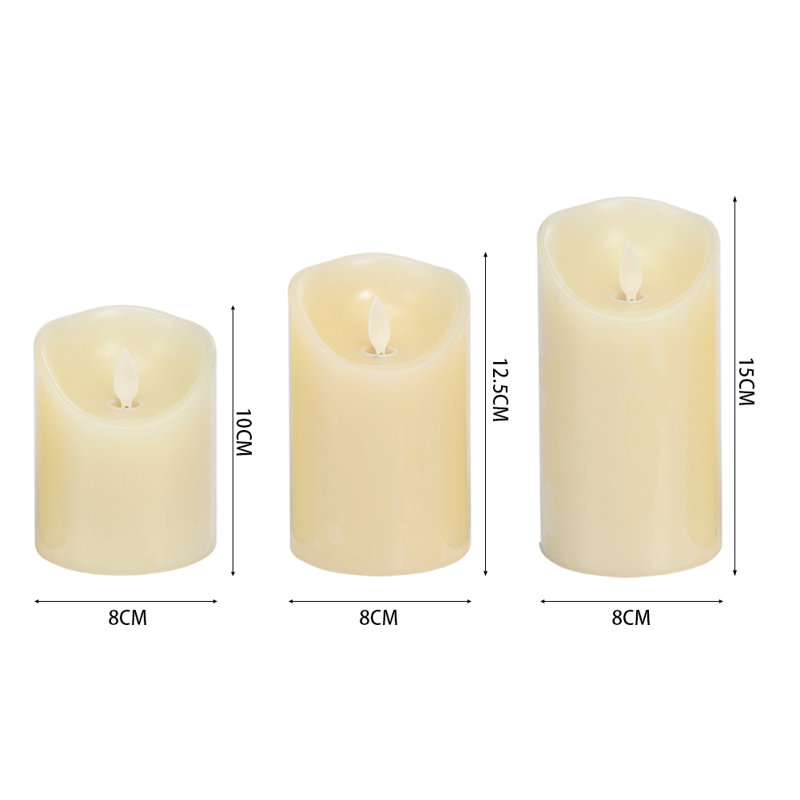 Unscented Pillar Candle