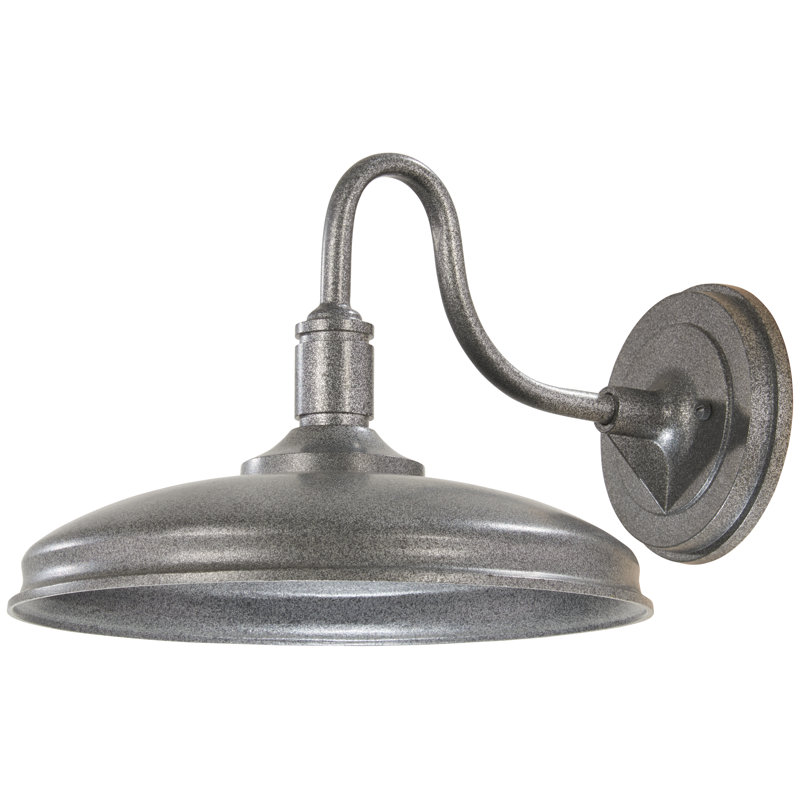 Lizarraga LED Wall Light, 10.25" H x 12.5" W x 17" D, Silver