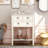 Narrow Console Table, Slim Sofa Table With Three Storage Drawers And Bottom Shelf-1195579764