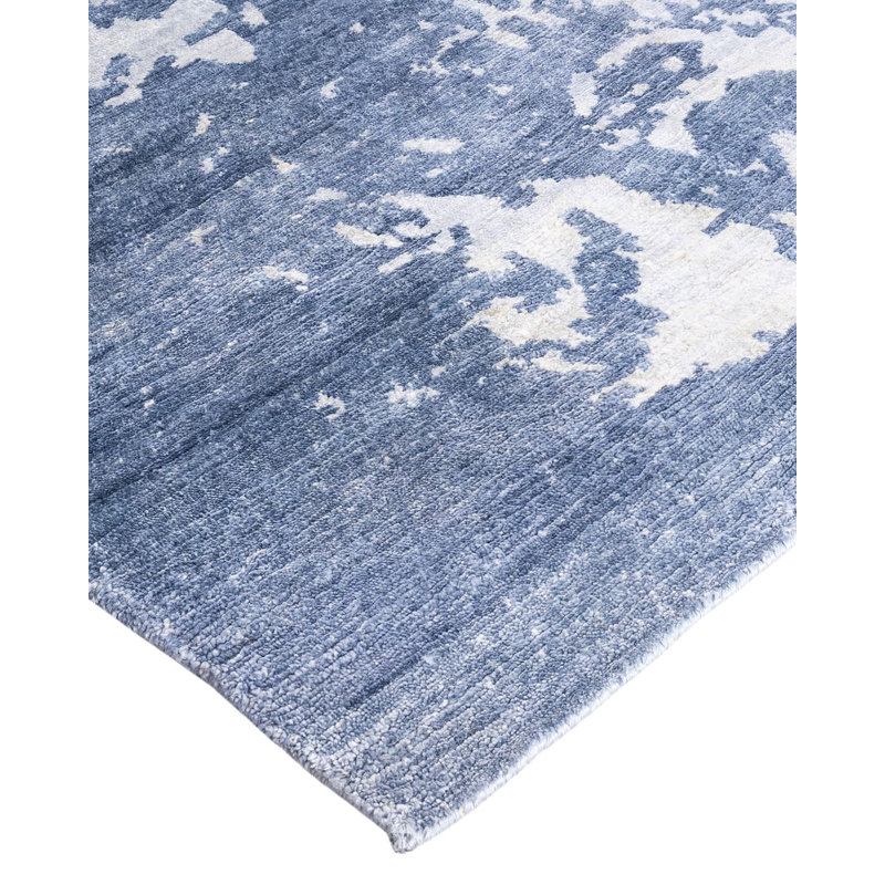 Overdyed One-of-a-Kind 9' 2" X 12' 2" Hand Knotted Area Rug