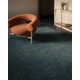 Guiness Solid Color Hand Loomed Wool Area Rug in Blue