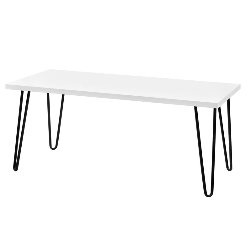 Four Leg Coffee Table, White