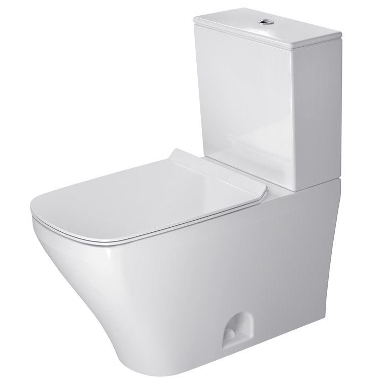 Dual-Flush Elongated Two-Piece Toilet (Seat Not Included)