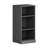 Palace Imports 100% Solid Wood Modular Storage Cabinet with Adjustable Shelves, 16.5" Wide x 35.75" Tall-2132784564