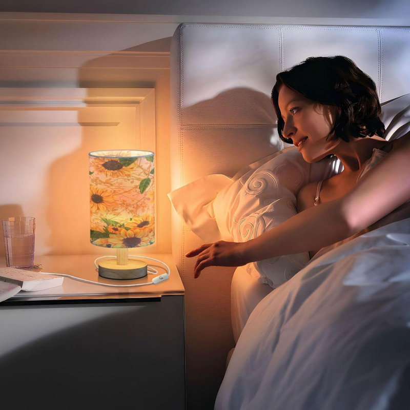 Lampe de table de chevet Sunflower