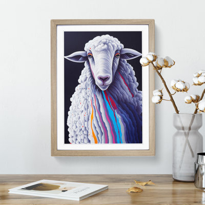 Colours Of The Sheep - Single Picture Frame Painting
