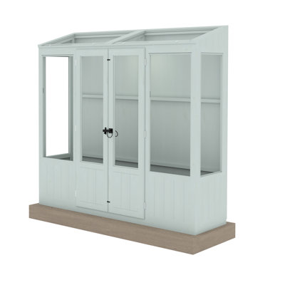 Holme 7 ft x 3 ft Painted Greenhouse