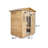 4 - Person Outdoor Bluetooth Compatible FAR Infrared Sauna 2050W Home Sauna with Control Panel and Glass Door-98876750