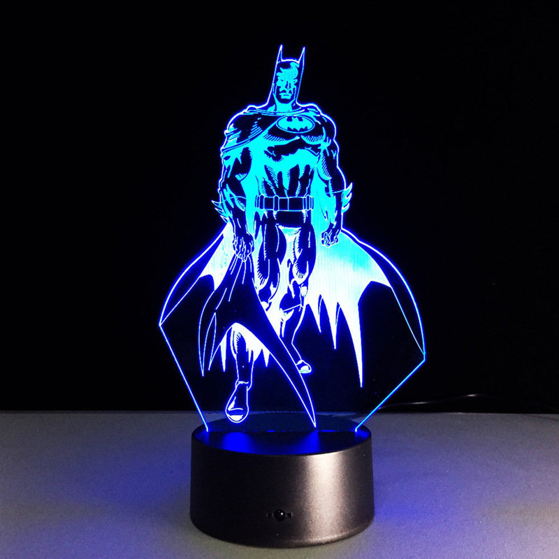 Batman Illusion LED Lamp, 3D Light Experience