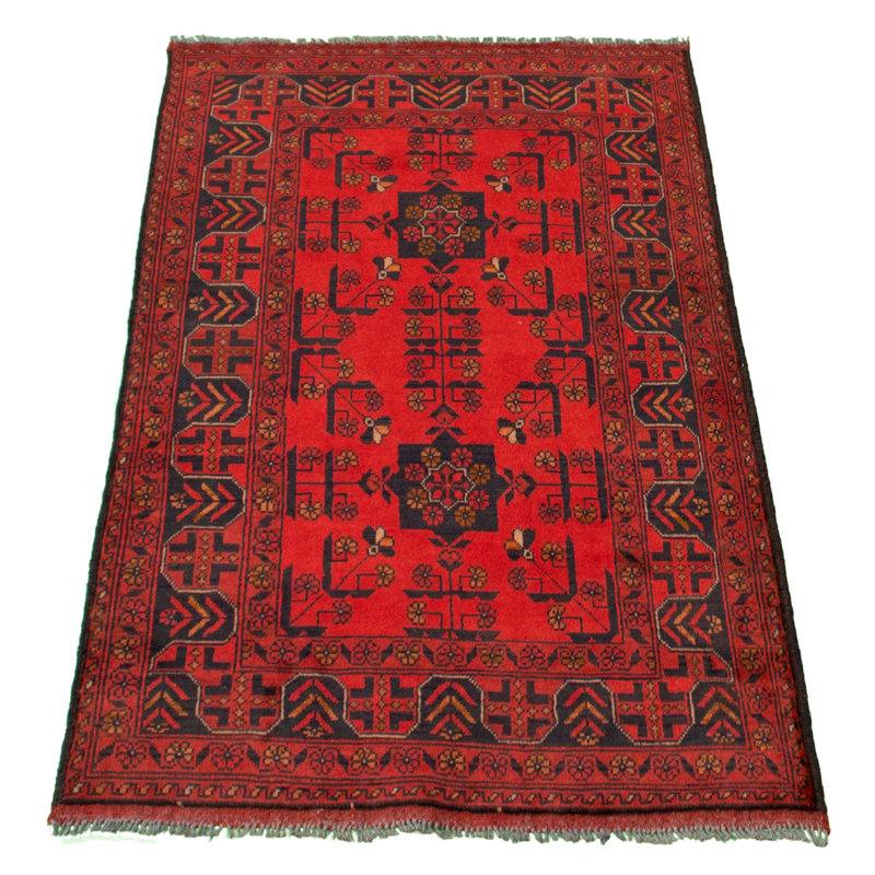 Tapis en laine carrée 4 pi 10 po en laine carrée 4 pi 10 po main one-of-kind-noué la 2010 esari turque Allaina