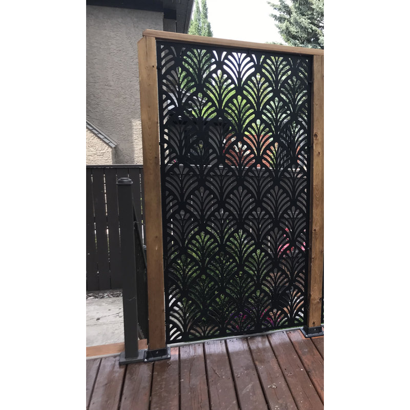 Écran d'intimité décoratif en PVC 3 pi x 6 pi Fantage