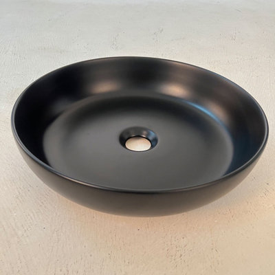 Metro Lane 400mm L x 400mm W Natural Ceramic Circular Sink