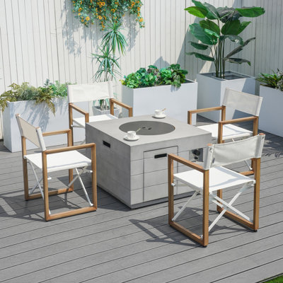Carrubba Outdoor Seating Group With Firepit