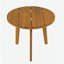 Table d'appoint ronde en acacia