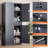 71" Metal Storage Cabinet, Garage Storage Organizer with Locking Doors, Drawer and Adjustable Shelves-1706050707