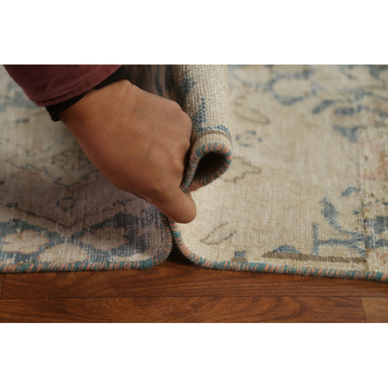 Anastasha One-of-a-Kind 9'4" X 12'3" 1950s Wool Area Rug in Rust