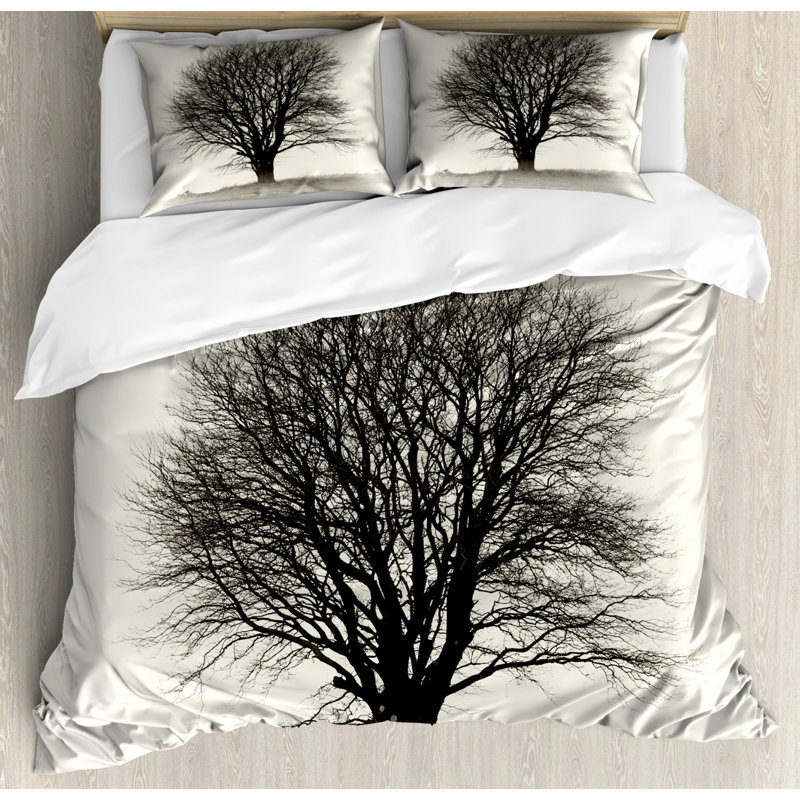 Rustic Mixed Duvet Cover, Queen Duvet Cover + 2 Standard Shams