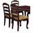 Transitional  Set Of 2Pc Dining Chairs Solid Wood Side Chairs