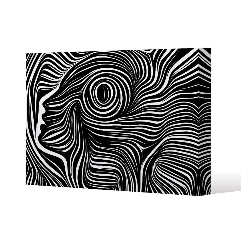 No Title by Andrew Lee - Wrapped Canvas Print