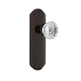 Deco Plate with Crystal Door Knob