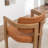 Stanford Faux Leather Upholstered Solid Wood Dining Chair-2078729016-2068014470