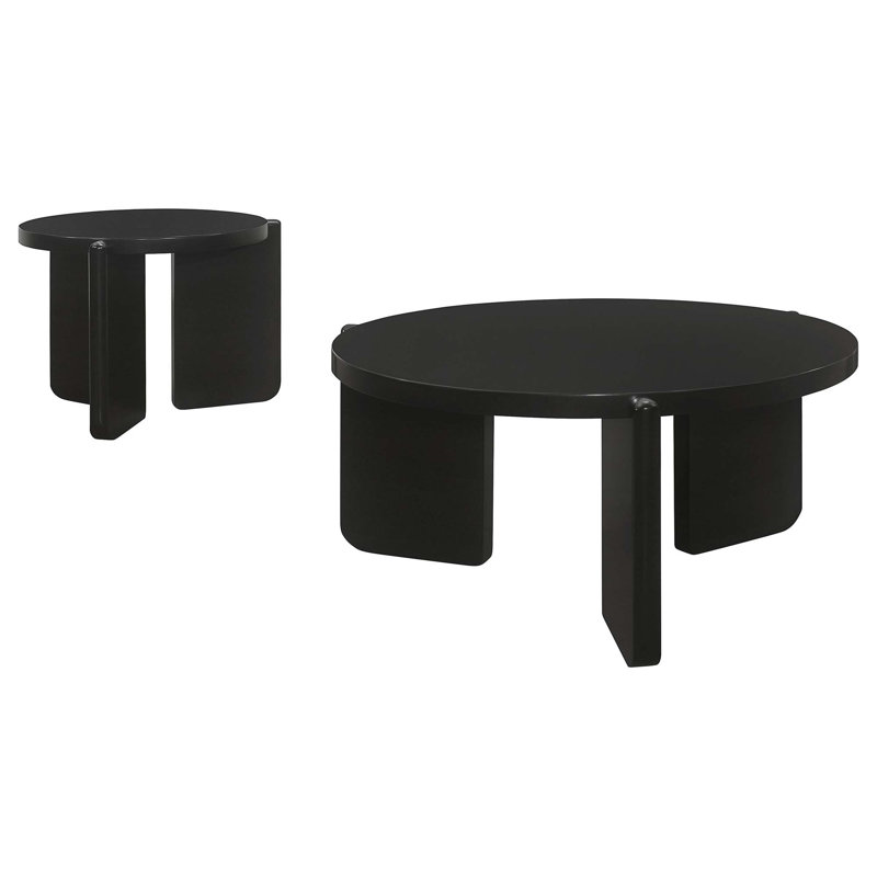 Ensemble de tables basses et de tables de bout 2 pièces Contemporary