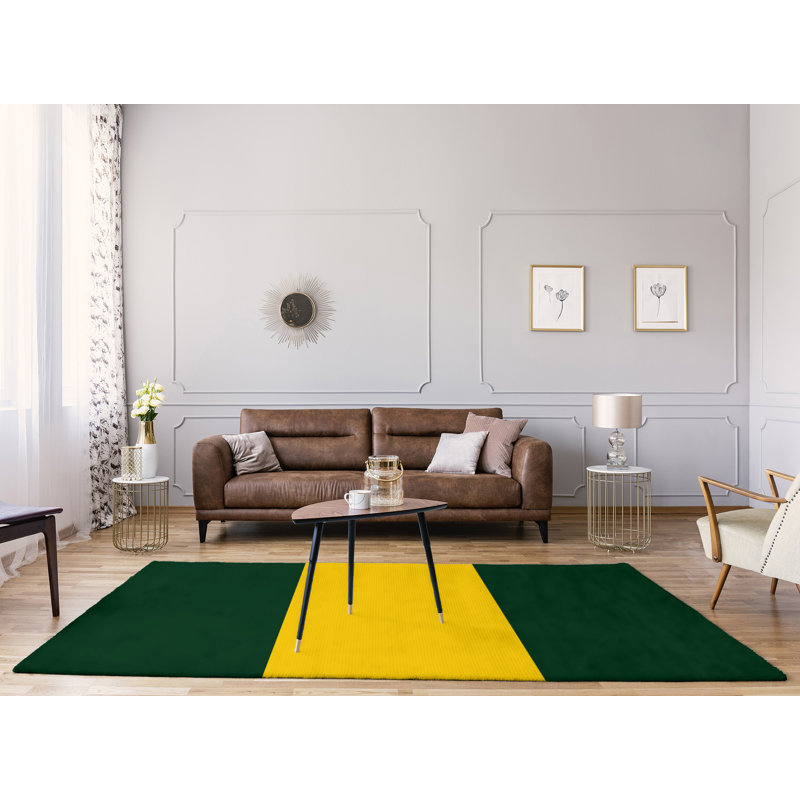 Tapis vert/jaune, Rectangle 8 pi x 10 pi