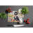 Decorating Easter Portuguese Water Dog Glass Cutting Board