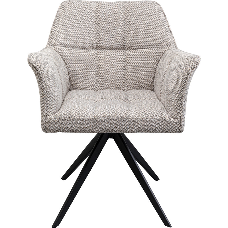 Thinktank swivel chair in beige, Grey/Brown/Blue