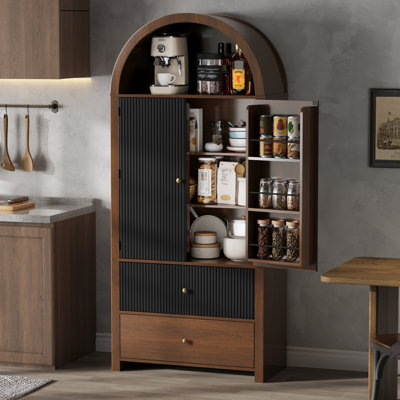 180 Cm Tall Kitchen Pantry with Storage