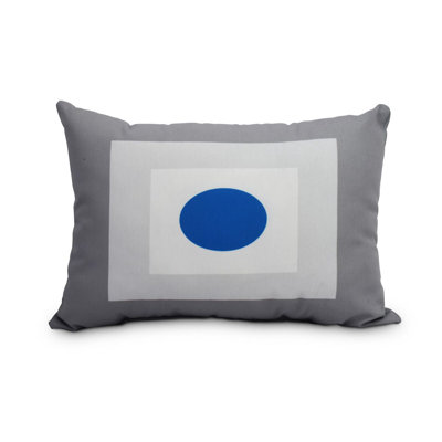 Geometric Outdoor Reversible Throw Pillow
