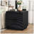 Solid Wood Nightstands, Bedside Table With 2 Drawers, No Handles, Sofa End Table For Living Room And Bedrooms-980689547